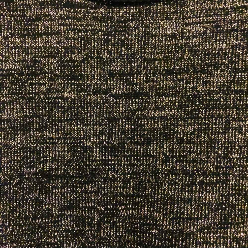 DARK STARLIGHT Sparkle Black & Silver Sweater! - Picture 4 of 4